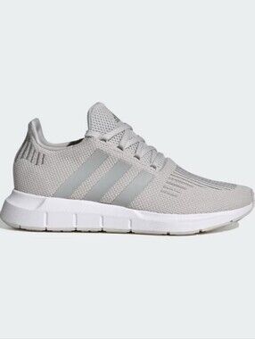 adidas Light Gray Knit Running Shoe
